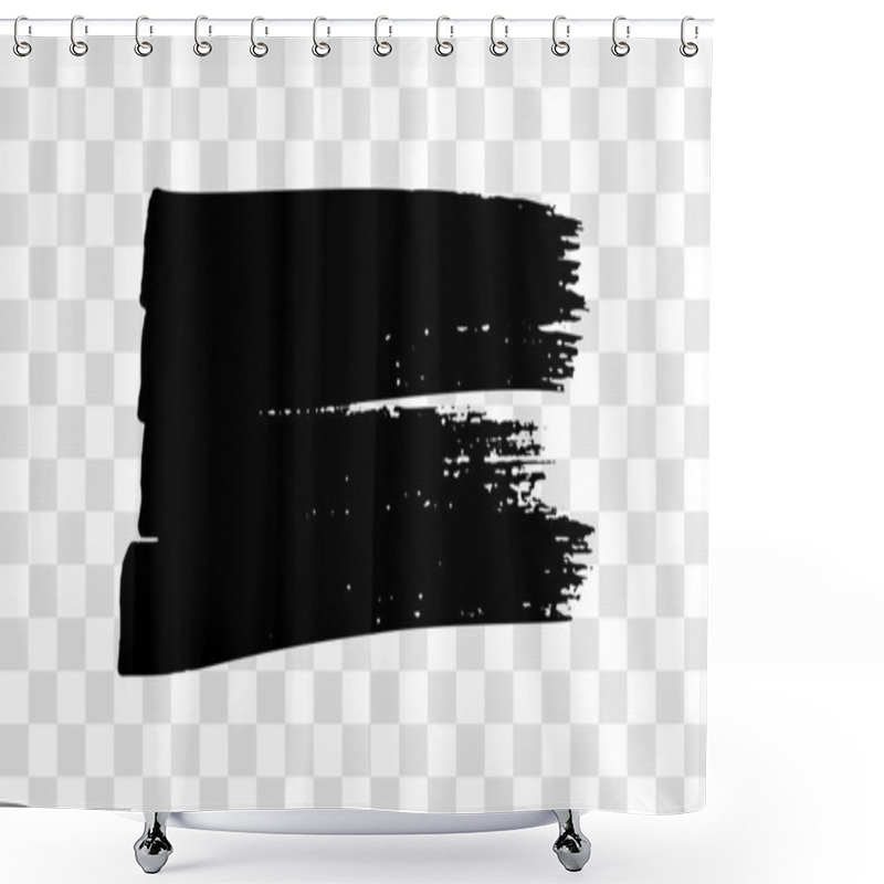 Personality  Scribble With A Black Marker. Doodle Style Scribble. Black Hand Drawn Design Element On Transparent Background. Vector Illustration Shower Curtains