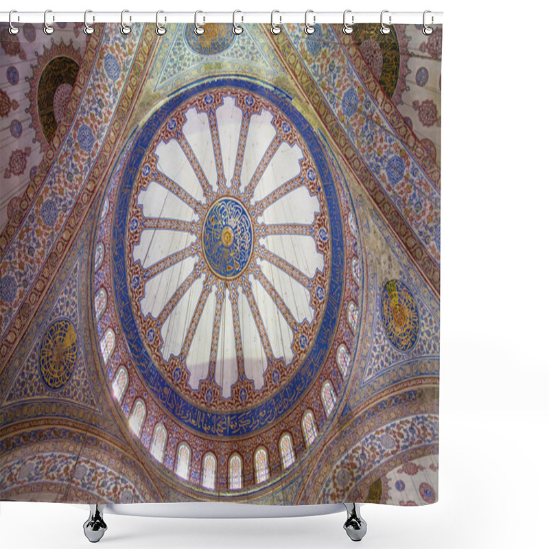 Personality  Ceiling Of The Blue Mosque Shower Curtains