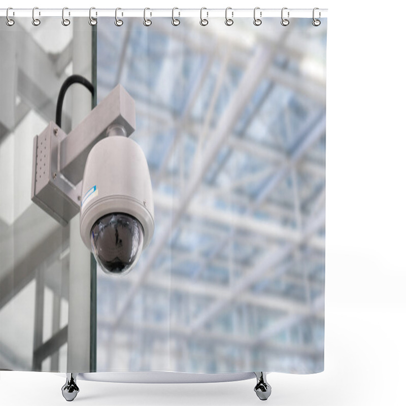 Personality  Security CCTV Camera Shower Curtains