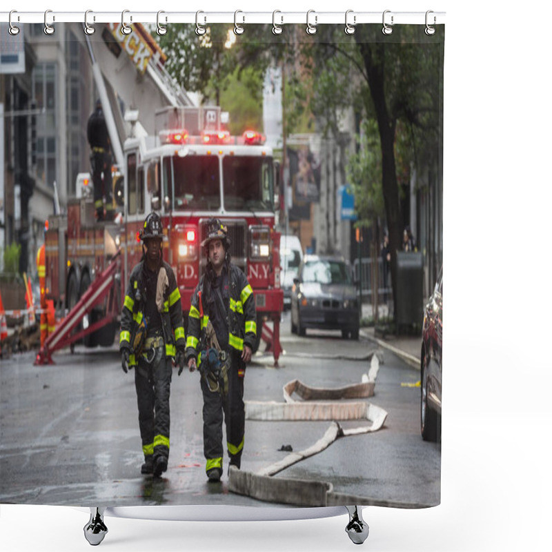 Personality  Fire Department Of The City Of New York (FDNY) Shower Curtains