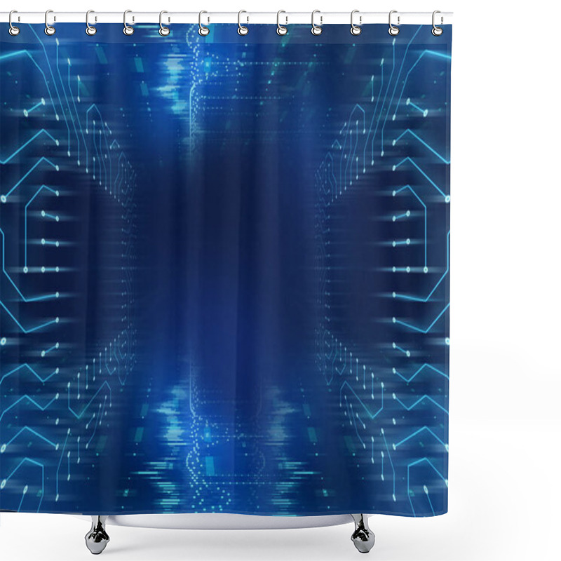 Personality  Programming Code Abstract Technology Background Of Software Deve Shower Curtains