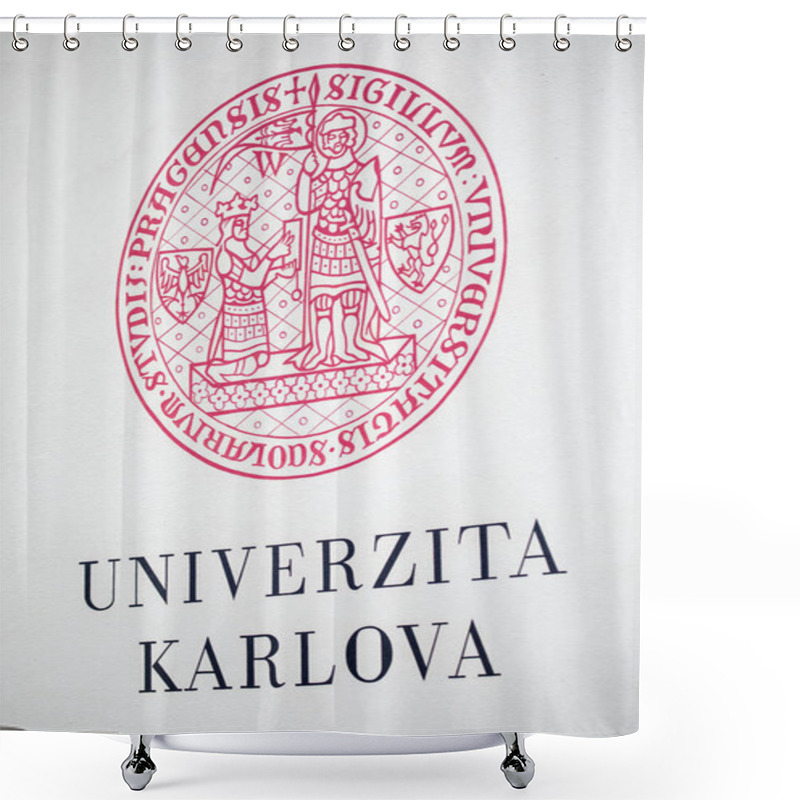 Personality  Univerzita Karlova In Prague Shower Curtains