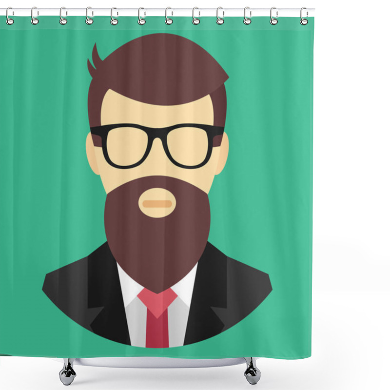 Personality  Vector Programmer Icon Shower Curtains