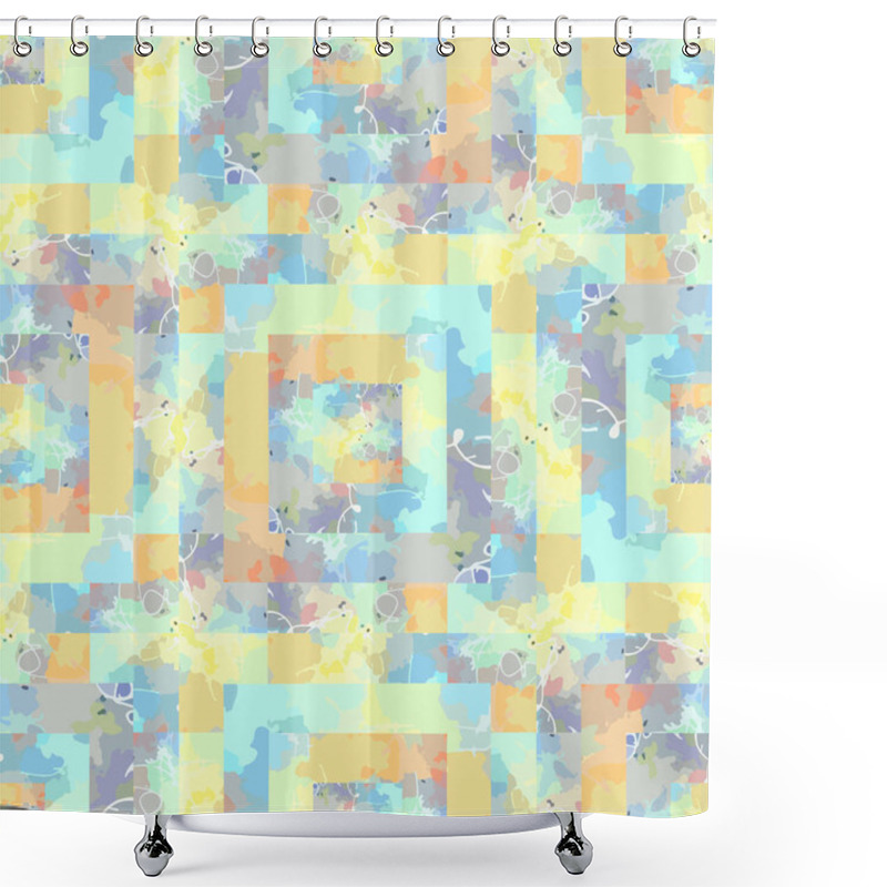 Personality  Suitable For Digital And Printed Media, Seamless Background Texture, Particularly Spring Fashion, And Stationery Products. Shower Curtains