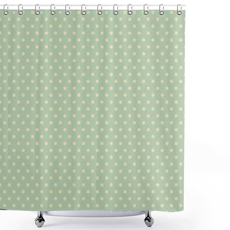 Personality   Polka Dot Seamless Pattern  Shower Curtains