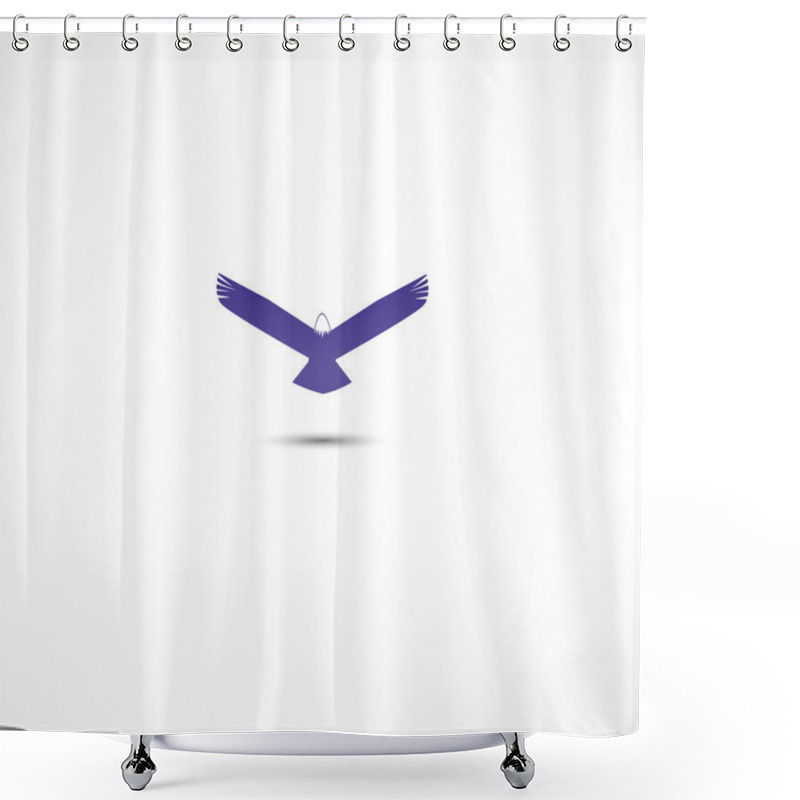 Personality  Eagle Icon Shower Curtains