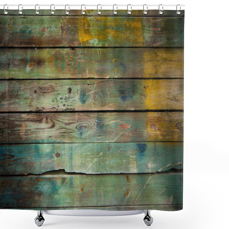 Personality  Wood Grungy Background Shower Curtains