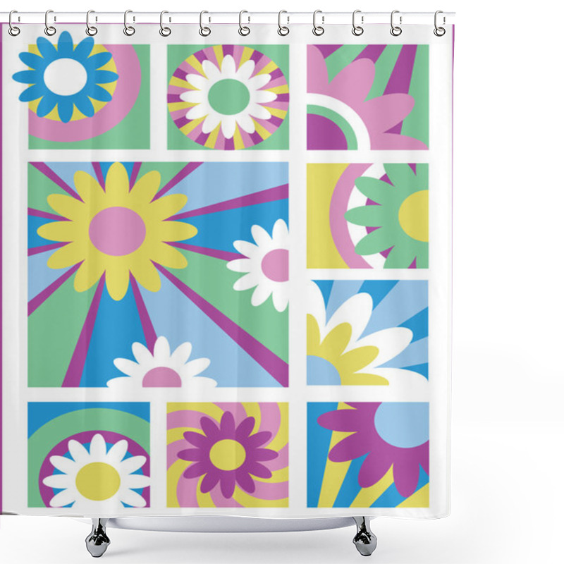 Personality  Little Flower Designs #1 Shower Curtains