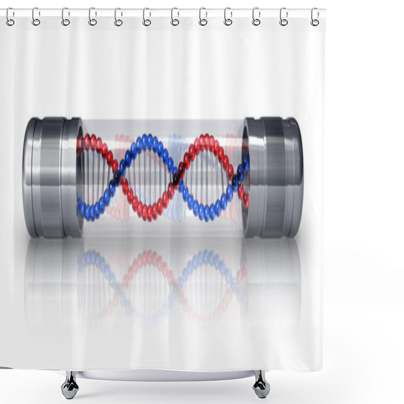 Personality  DNA Molecule In Hermetic Capsule Shower Curtains