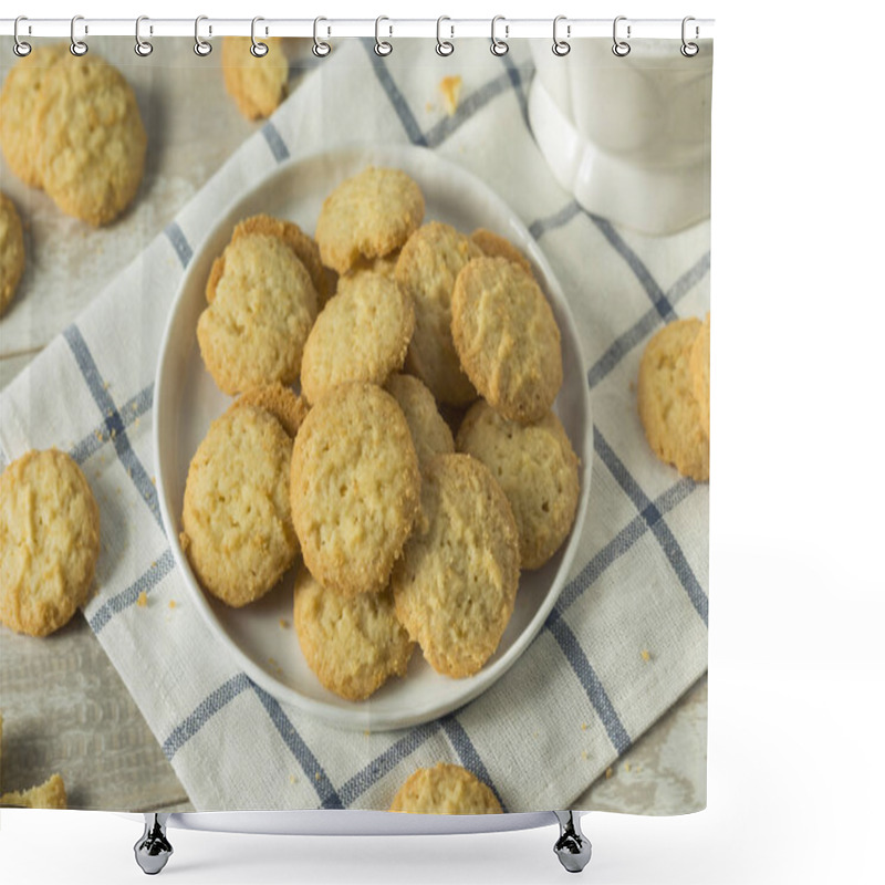 Personality  Sweet Homemade Vanilla Wafer Cookies Shower Curtains