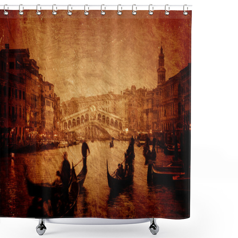 Personality  Rialto Bridge, Venice - Italy Shower Curtains