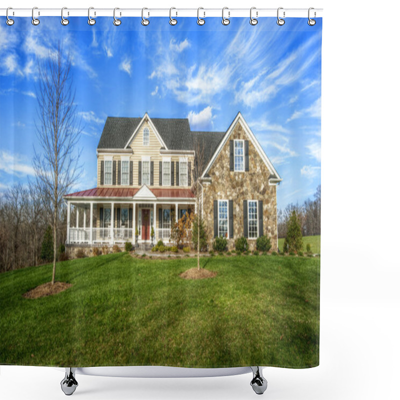 Personality  Traditional Home And Large Yard Shower Curtains