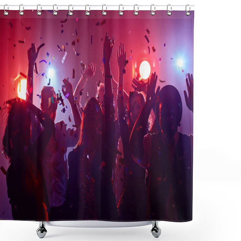 Personality  People Dancing In Night Club Shower Curtains