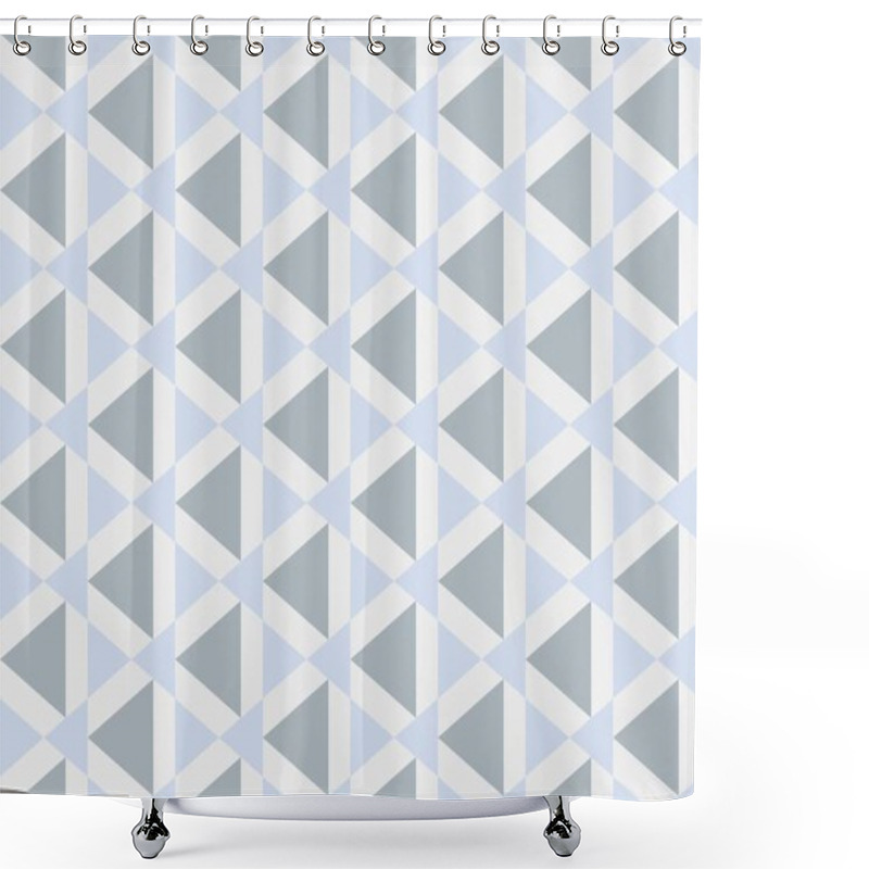 Personality  Seamless Abstract Background With Geometric Elements Shower Curtains