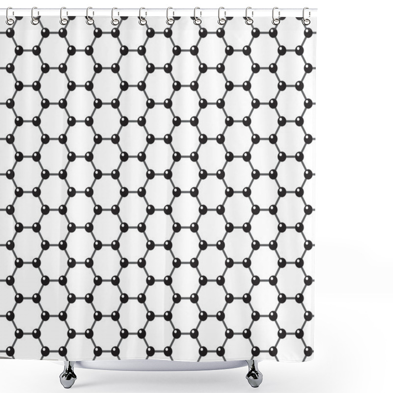 Personality  Graphene Seamless Pattern Shower Curtains