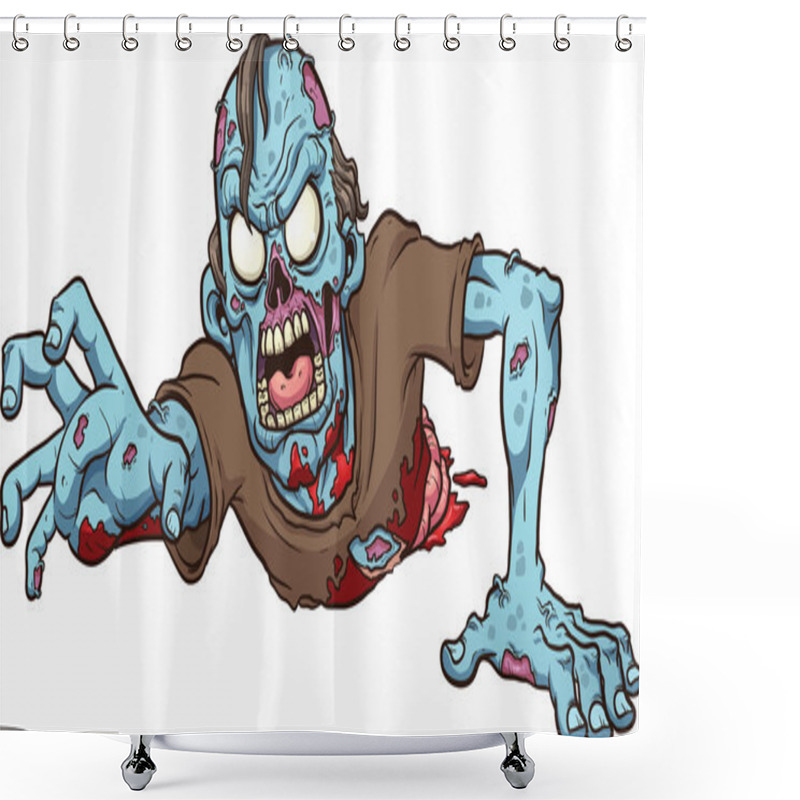 Personality  Crawling Zombie Shower Curtains