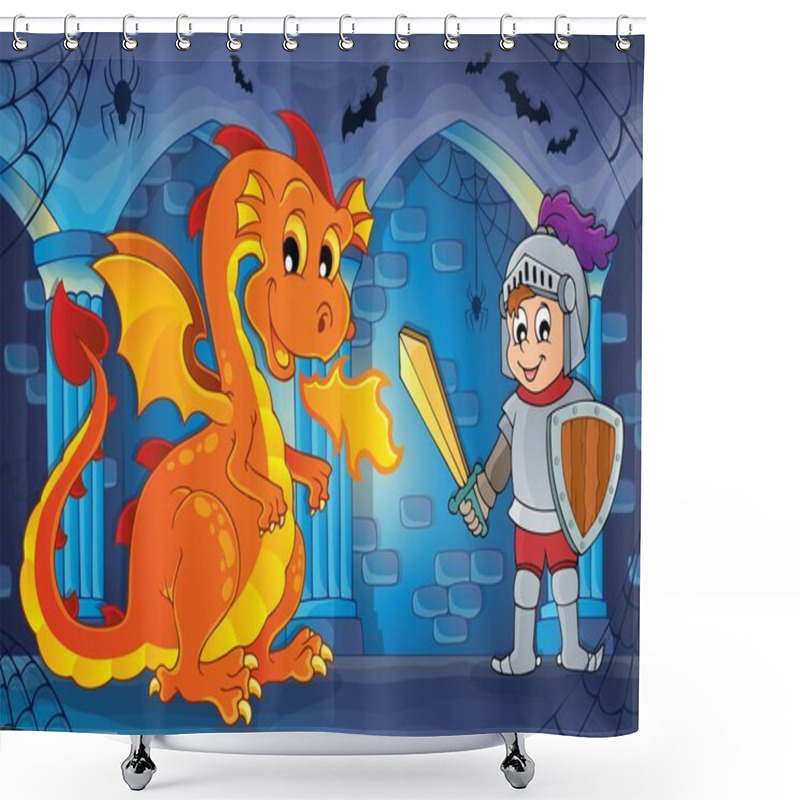 Personality  Haunted Castle Interior Theme 5 Shower Curtains