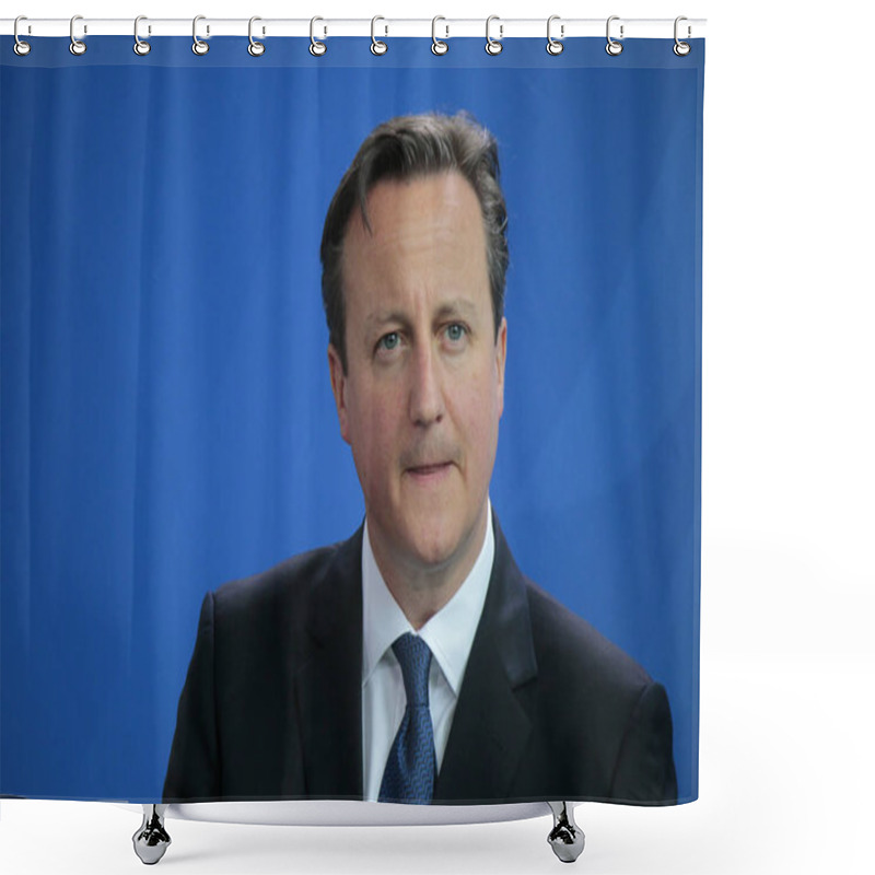 Personality  British Prime Minister David Cameron  Shower Curtains