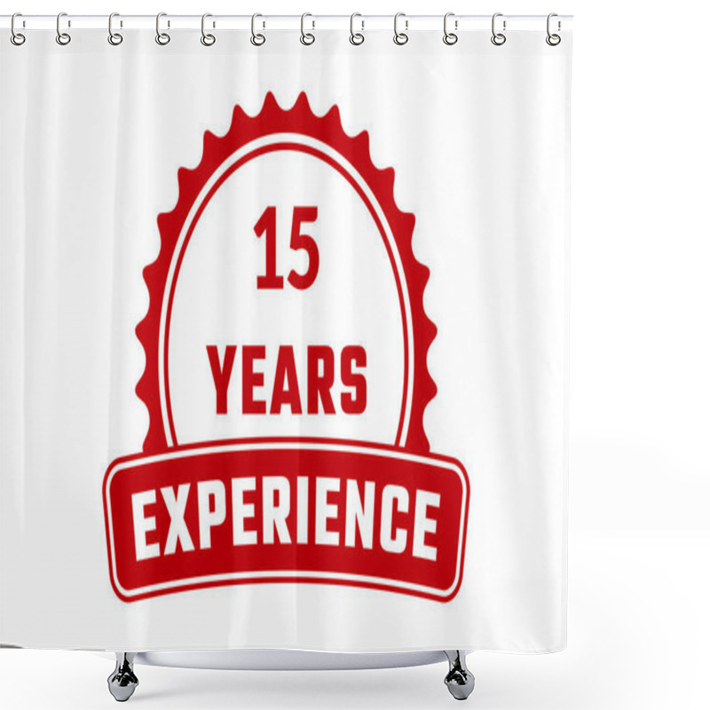 Personality  15 Years Experience Rubber Stamp Shower Curtains