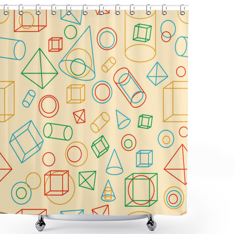 Personality  Geometric Pattern. Shower Curtains