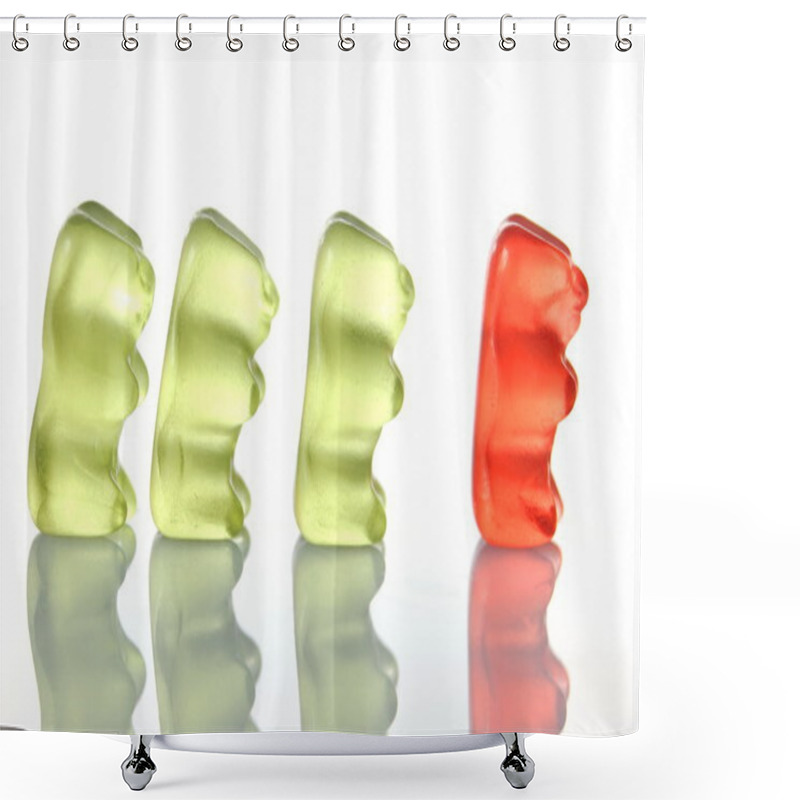 Personality  Special Gummy Bear Shower Curtains