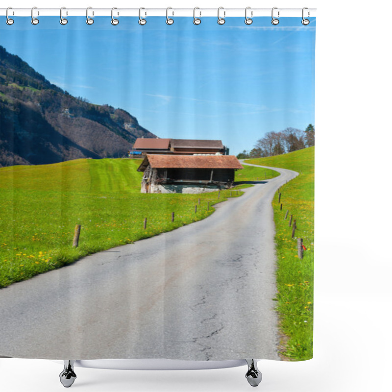 Personality  Road To The Farmhouse Shower Curtains