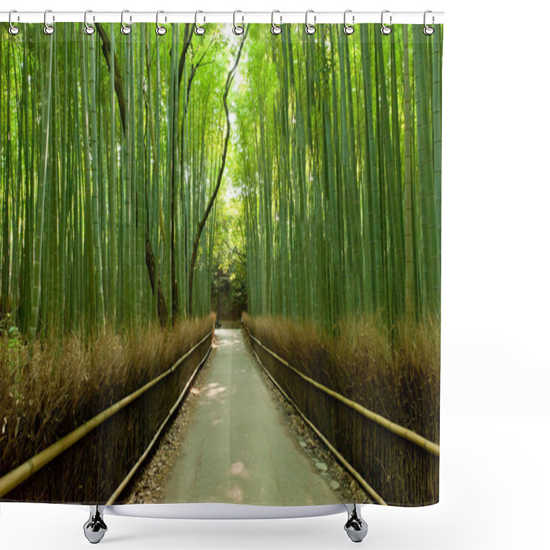 Personality  Bamboo Grove Shower Curtains