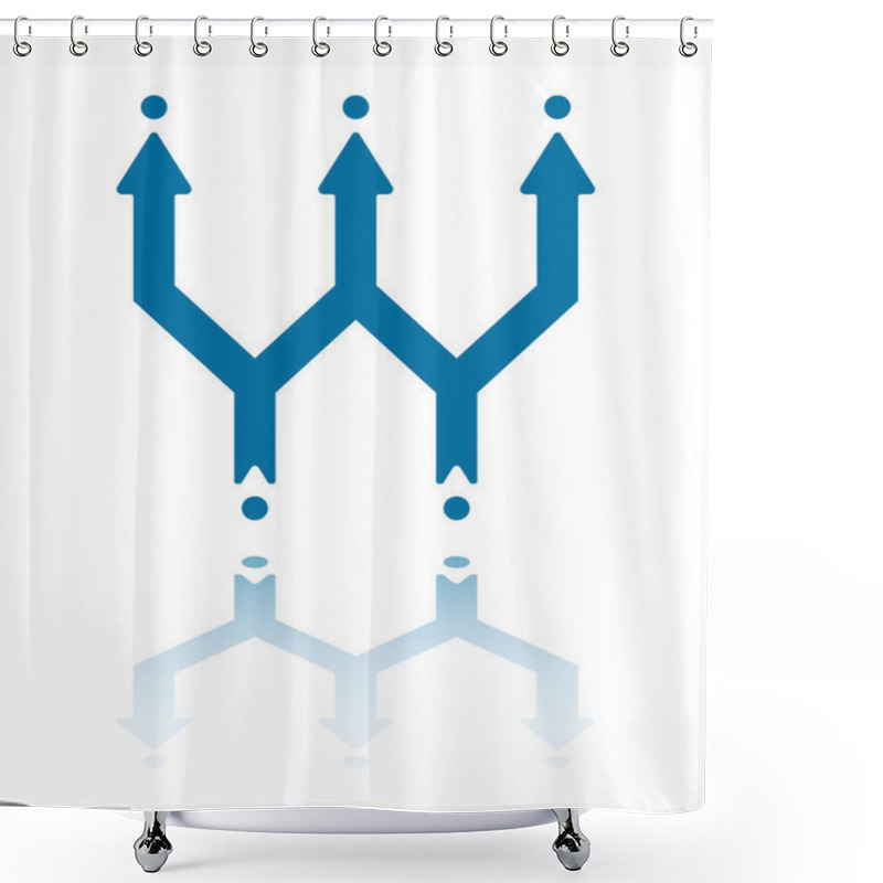 Personality  DIviding Items Arrows Shower Curtains