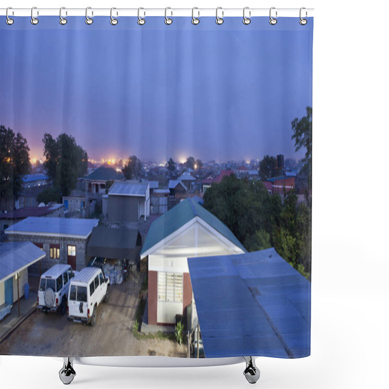 Personality  Rooftop View Of Juba, South Sudan Shower Curtains