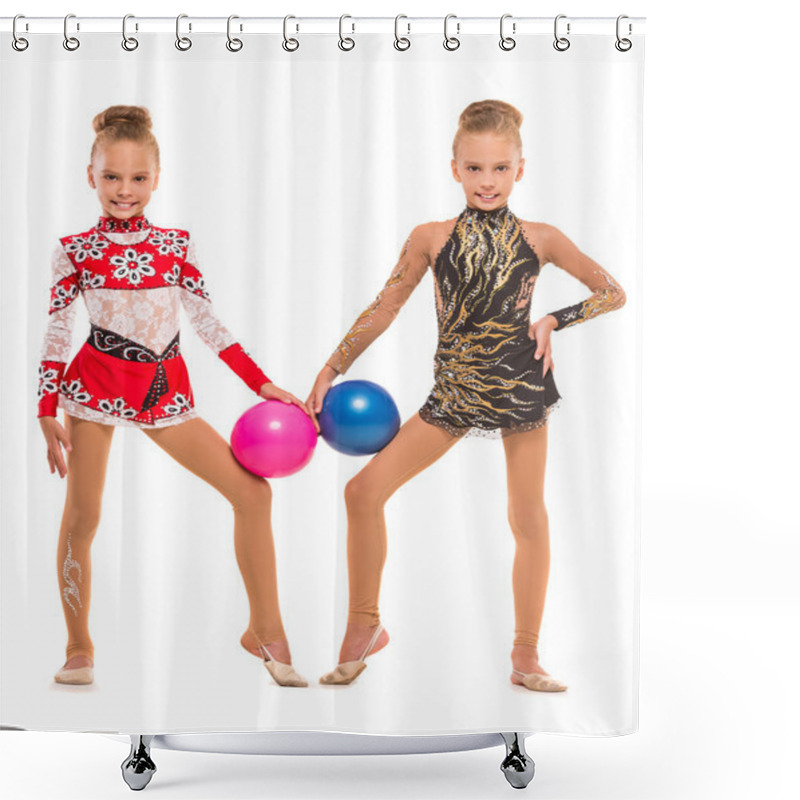 Personality  Gymnasts Shower Curtains