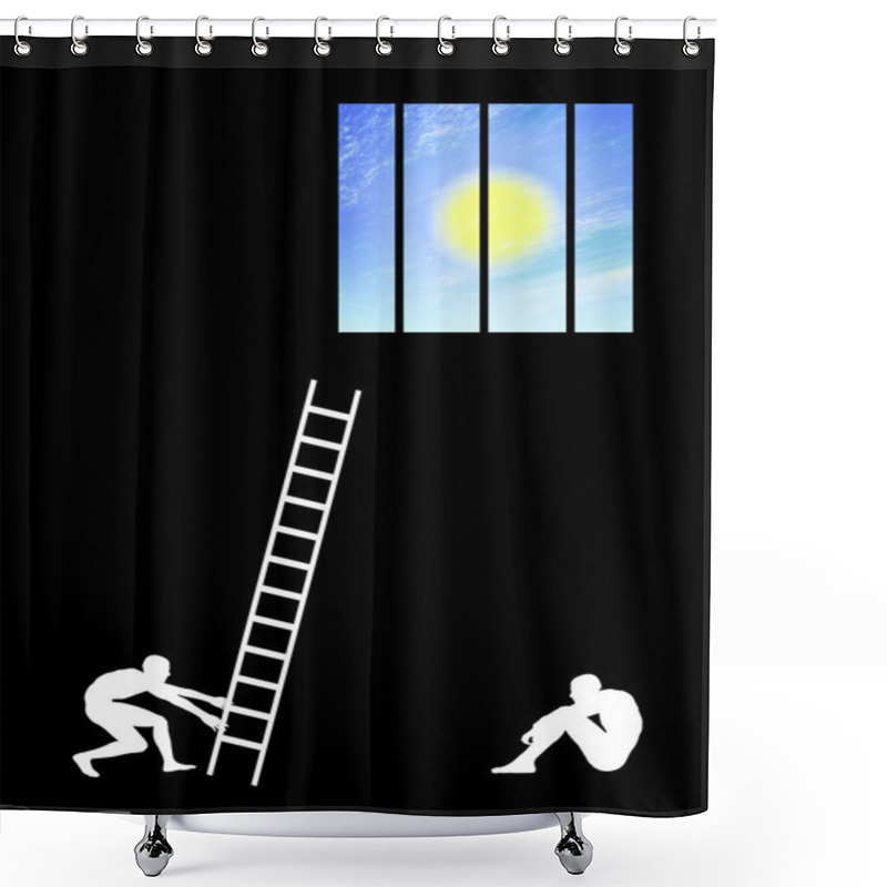 Personality  Hope Shower Curtains