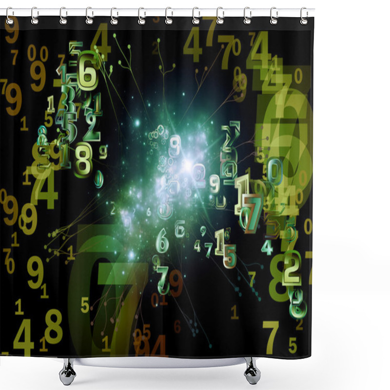 Personality  Conceptual Data Set Shower Curtains