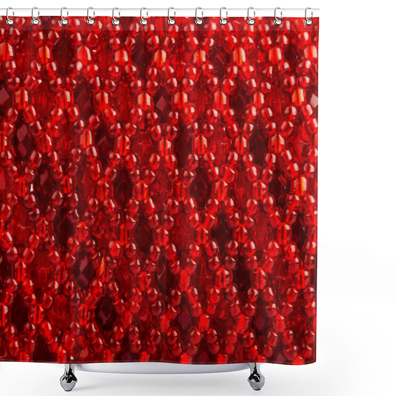 Personality  Red Background Shower Curtains