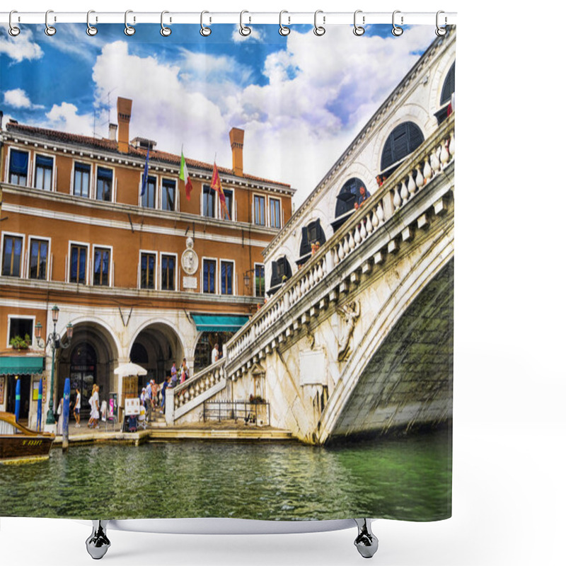 Personality  Venice Known As La Serenissima In Northern Italy Is A Magical Place Shower Curtains