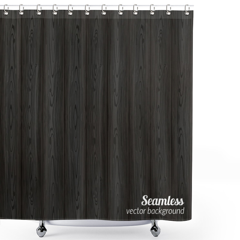 Personality  Seamless Wood Pattern. Shower Curtains