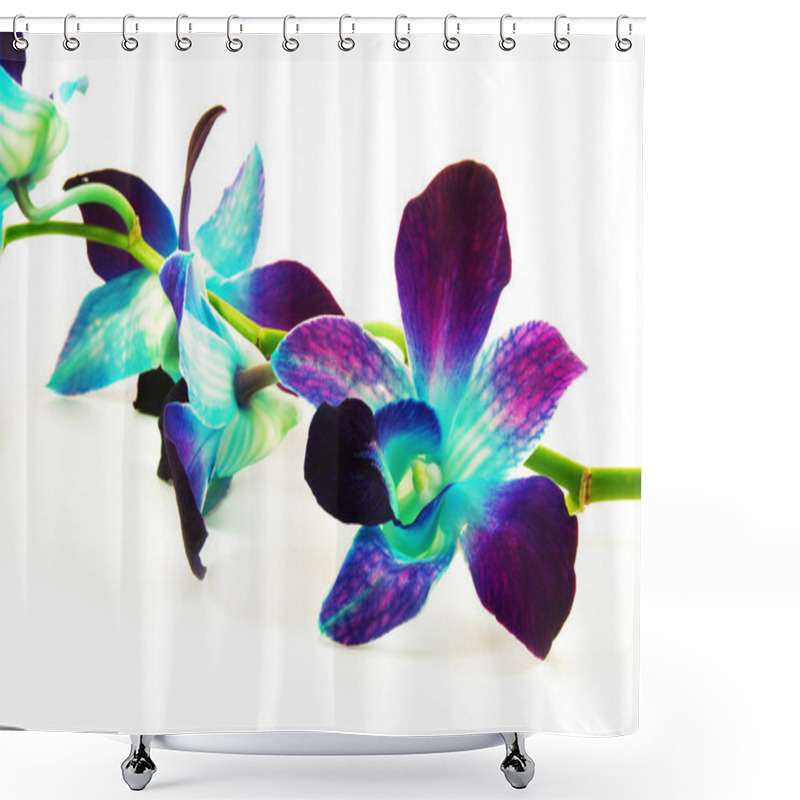 Personality  Purple Orchid Shower Curtains