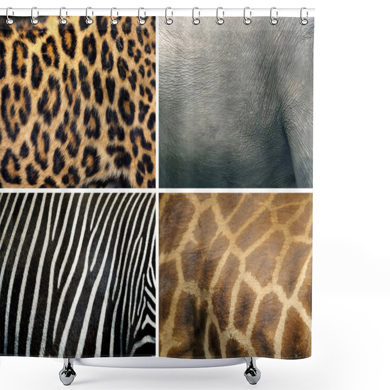 Personality  Animal Skin Texture Shower Curtains