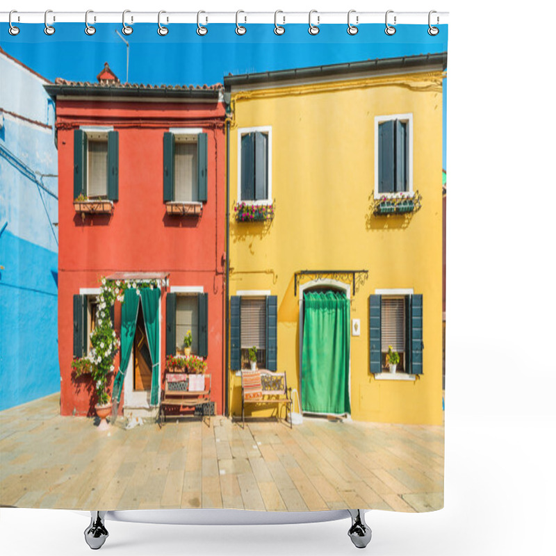 Personality  Burano Island, Venice Lagoon, Italy Shower Curtains