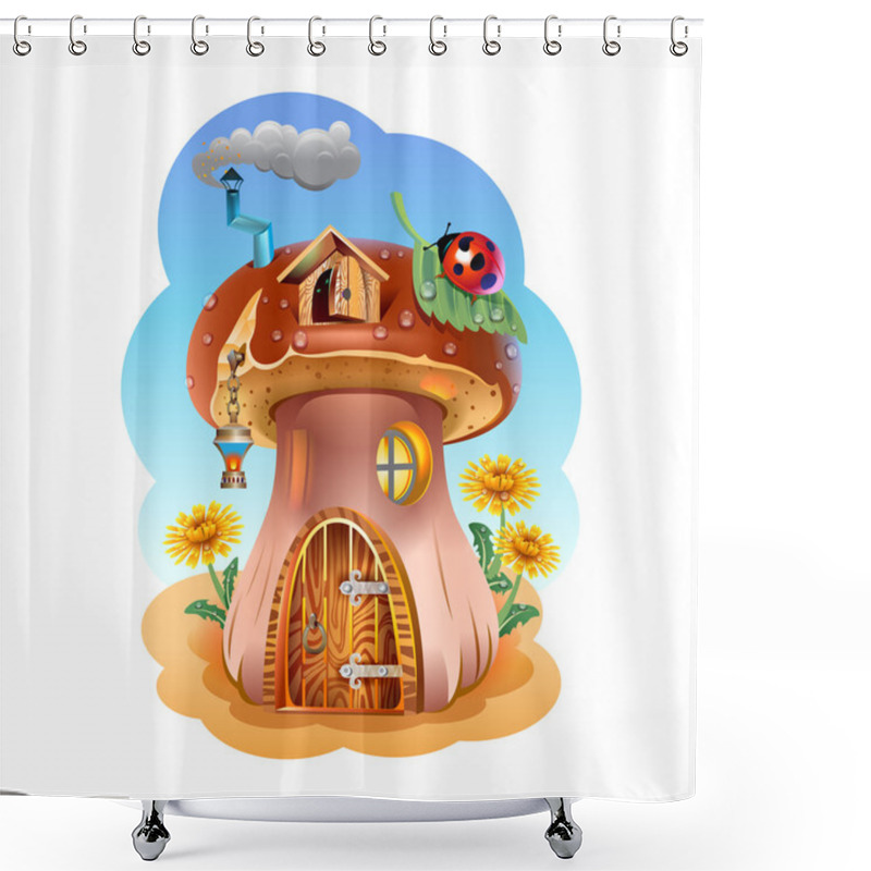 Personality  Fabulous House Of The Fungus Shower Curtains