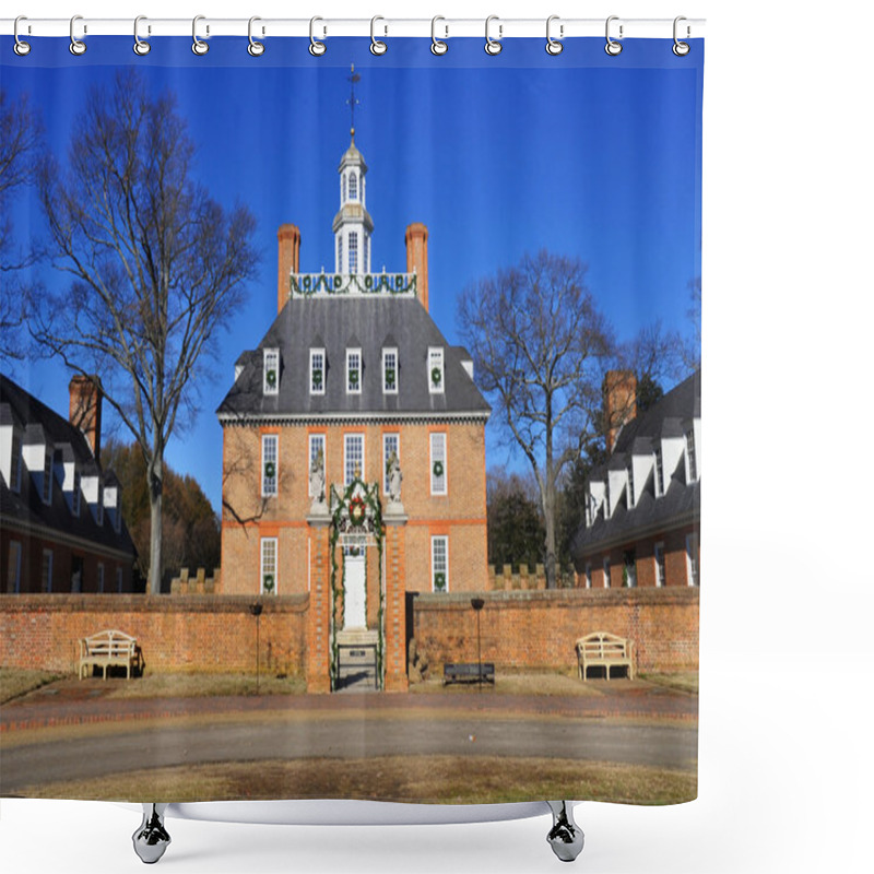 Personality  The Governor's Palace In Colonial Williamsburg Virginia Shower Curtains