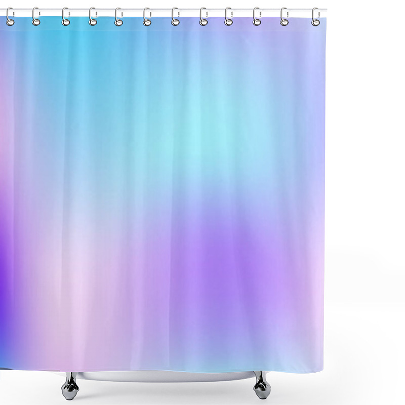 Personality  Pastel Mesh Modern Smooth Foil Futuristic Template. Shower Curtains