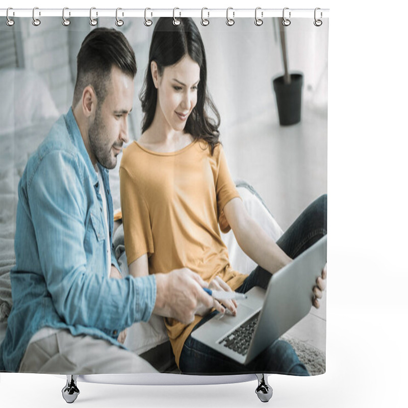 Personality  Musing Two Students Studying Together Shower Curtains