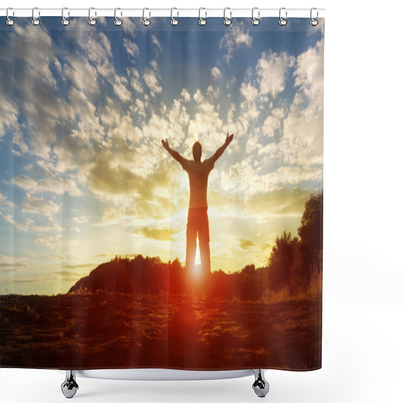 Personality  Worship And Praise Shower Curtains