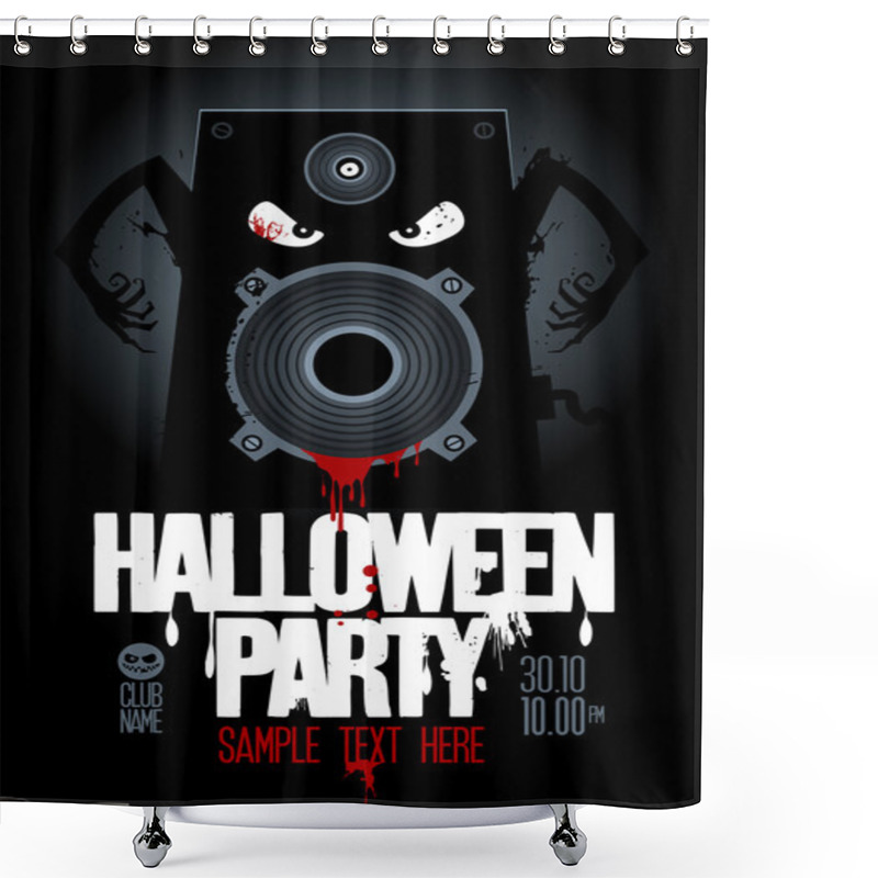 Personality  Halloween Party Design Template. Shower Curtains