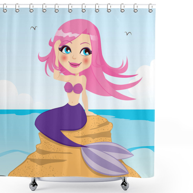 Personality  Beautiful Mermaid Shower Curtains