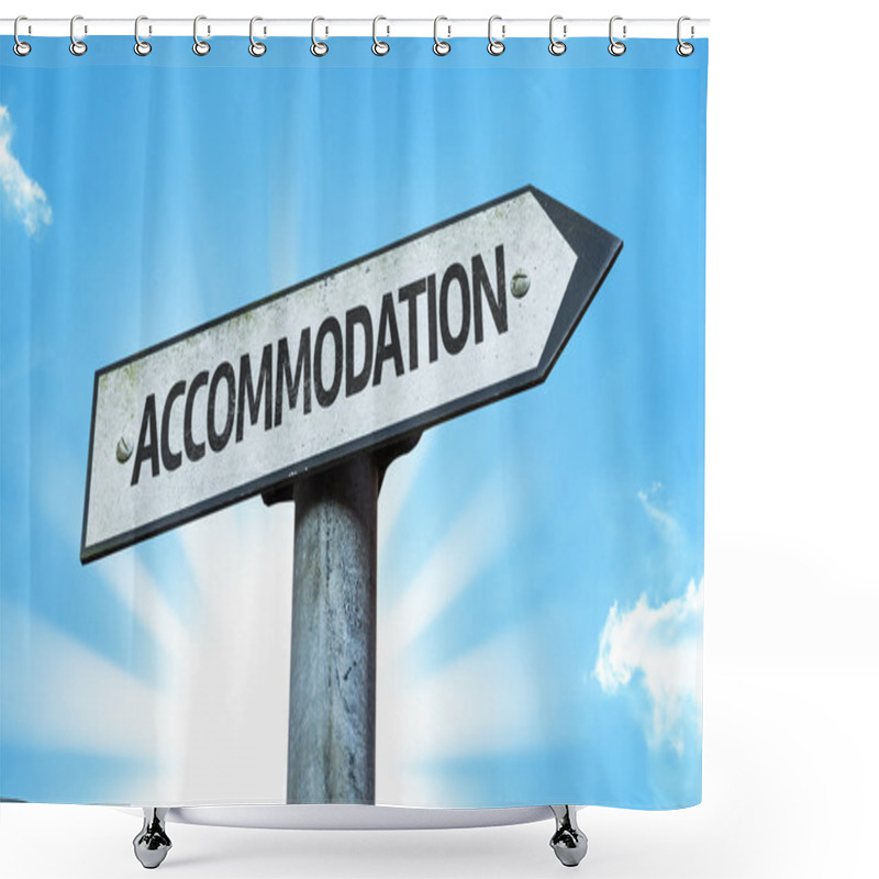 Personality  Text:Accommodation On Sign Shower Curtains