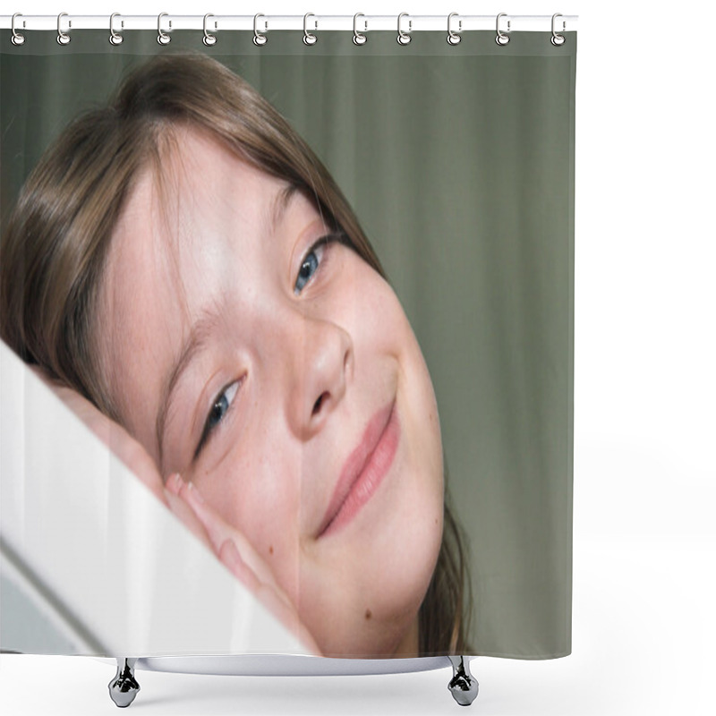 Personality  Angel Face Shower Curtains