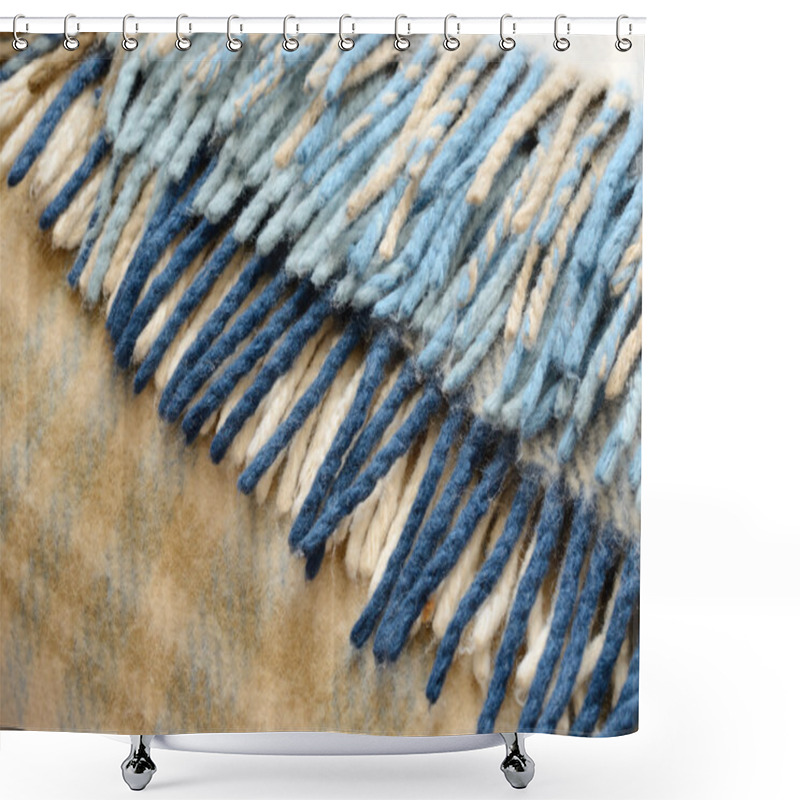 Personality  Wool Plaid Shower Curtains