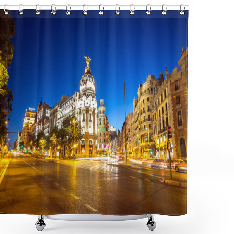 Personality  Gran Via, Madrid Shower Curtains