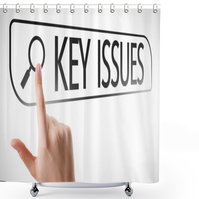 Personality  Key Issues Written In Search Bar Shower Curtains